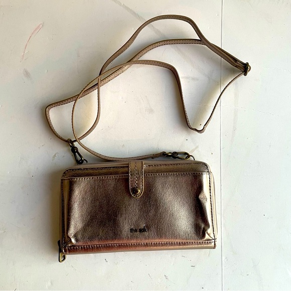 The Sak Handbags - The Sak Small Purse Crossbody Shoulder Bag  Leather Tan Satchel CUTE!
